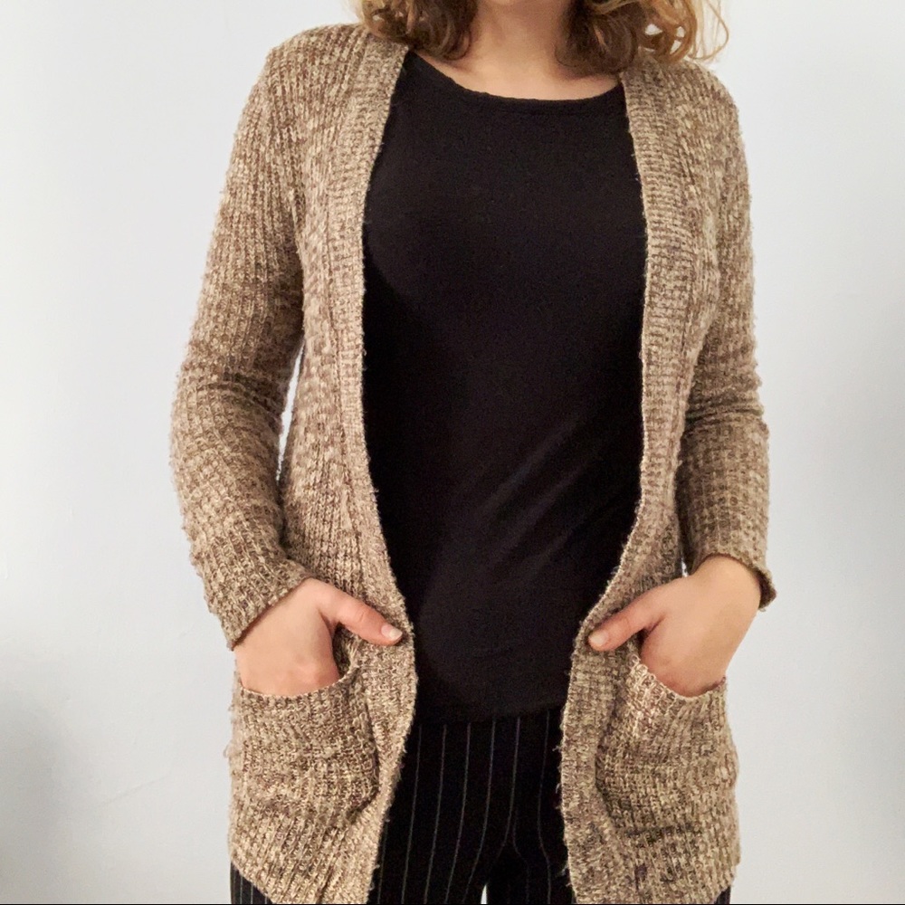Cream knit cardigan